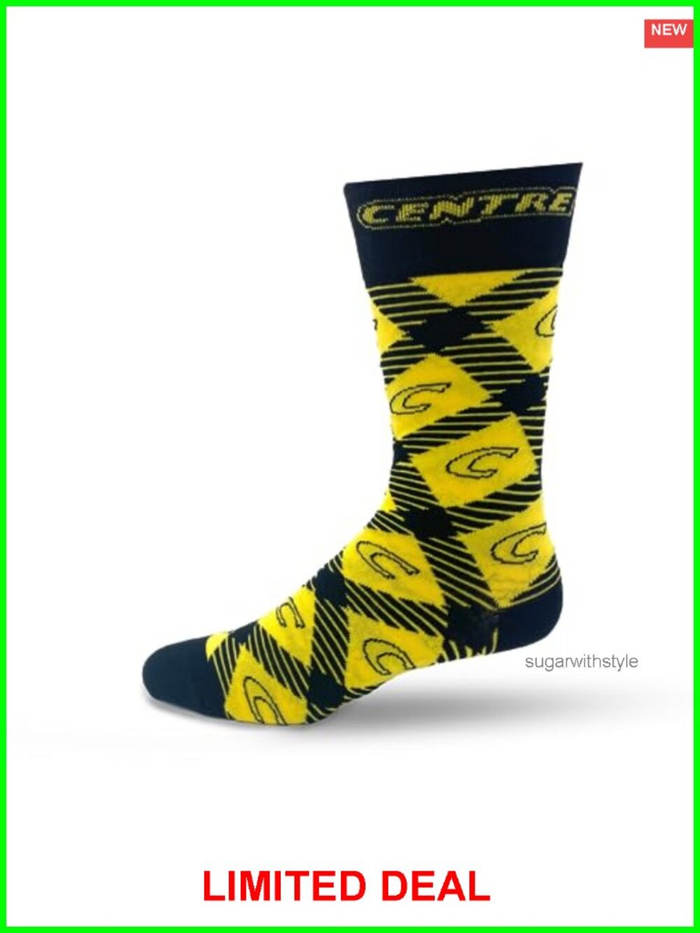 Tartan Plaid Dress Socks Collegiate Alumni Gift Cotton Blend